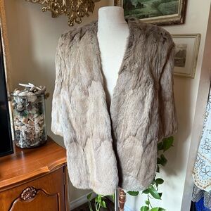 Natural Siberian Squirrel Fur Stole